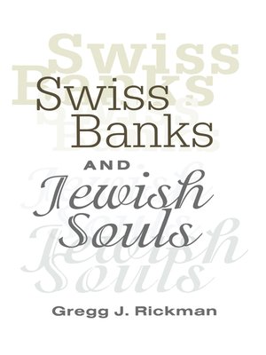 cover image of Swiss Banks and Jewish Souls